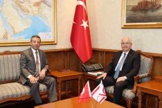 Milli Savunma Bakanı Güler, KKTC Dışişleri Bakanı Ertuğruloğlu ile görüştü