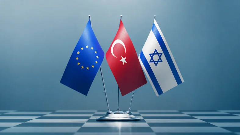türkiye ab israil bayrak
