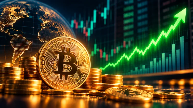 Altın Bitcoin ve Yükselen Piyasa Grafiği