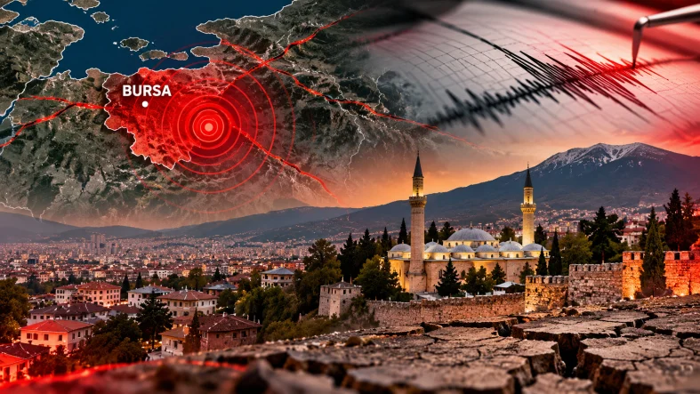 Bursa İçin Deprem Uyarısı Görseli