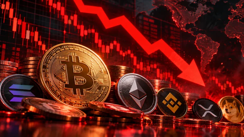 Kripto Piyasasında Kırmızı Çöküş