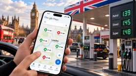 Londra’da Google Haritalar ile Yakıt Fiyatları
