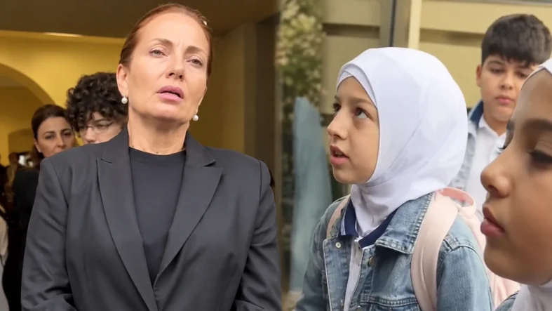 Okul Girişinde Ciddi Bir Karşılaşma