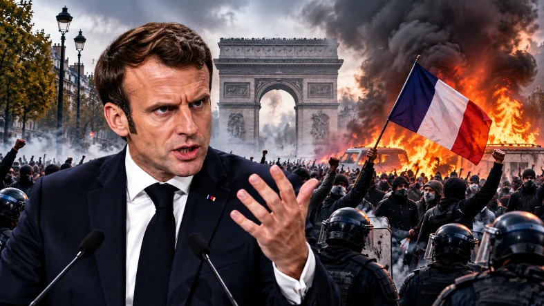 Paris’te Gerilim_ Macron ve Protesto